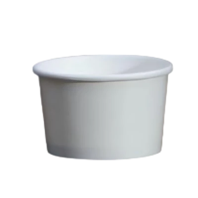 Taza de helado de papel